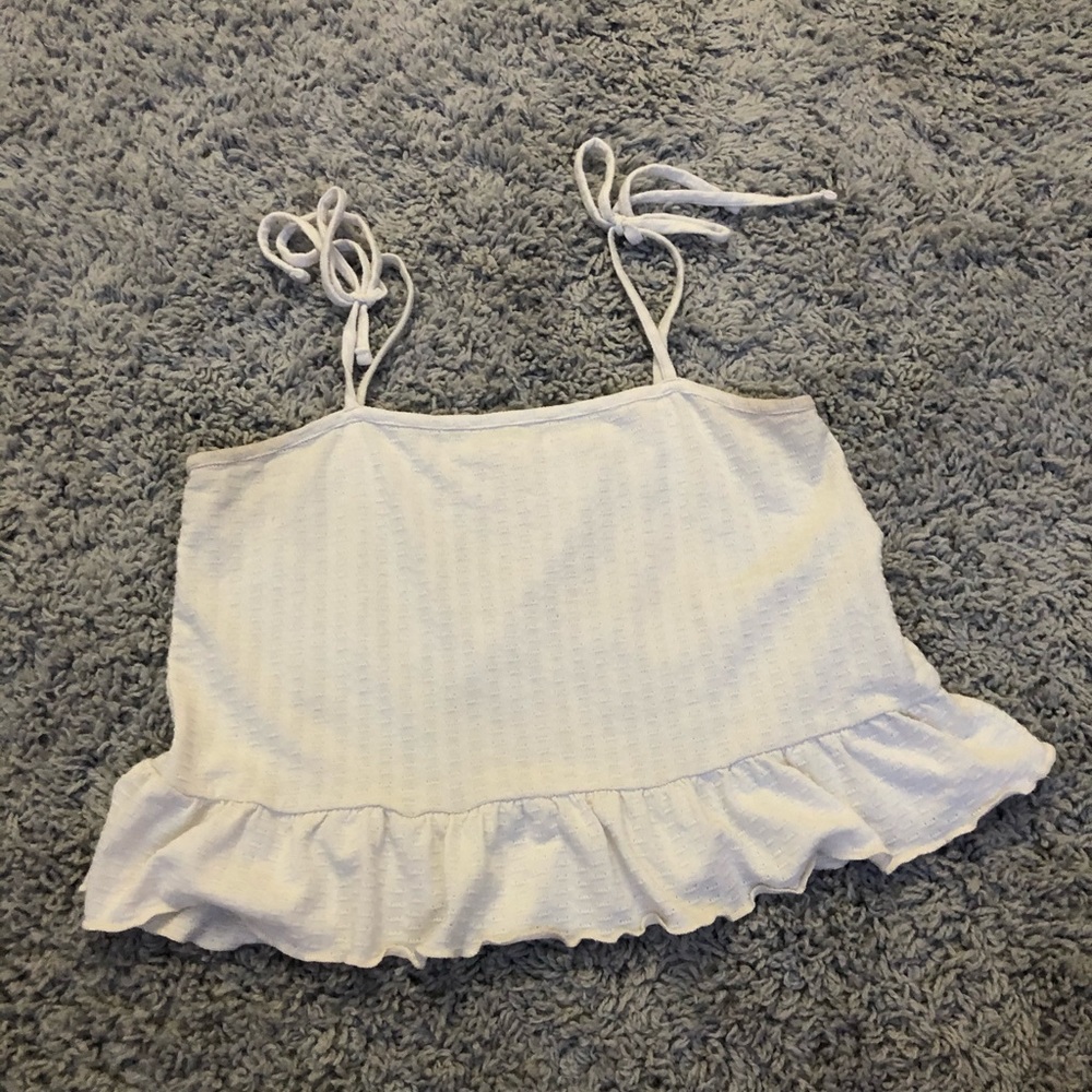 White flowey billibong tank